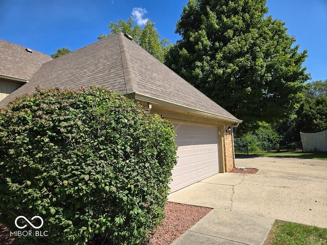 view of side of property