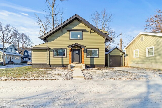 2936 N New Jersey St, Indianapolis, IN 46205 - bungalow-style house featuring a garage and an outdoor structure