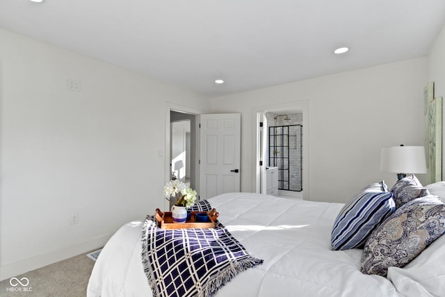 2936 N New Jersey St, Indianapolis, IN 46205 - carpeted bedroom with recessed lighting and baseboards