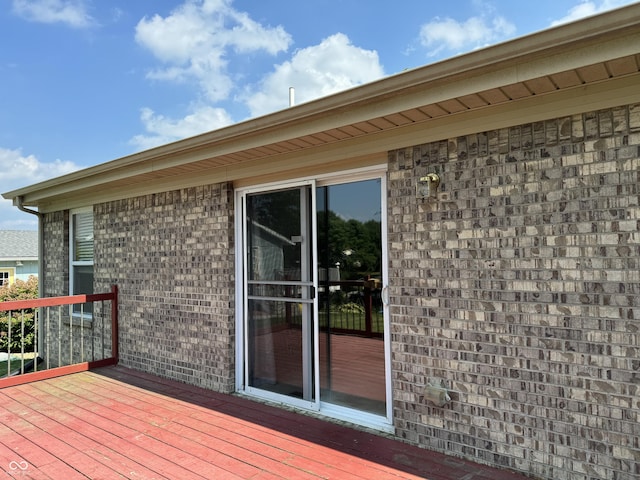 view of deck