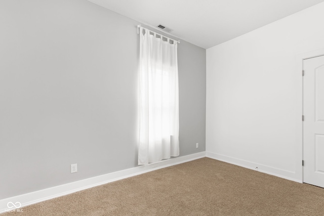 empty room with carpet floors