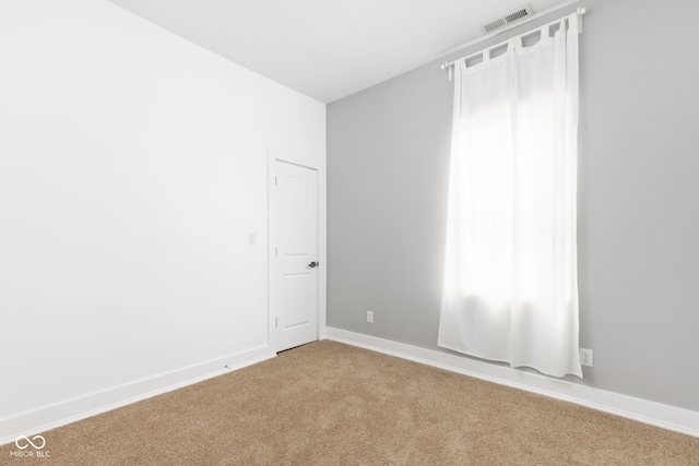 spare room with carpet