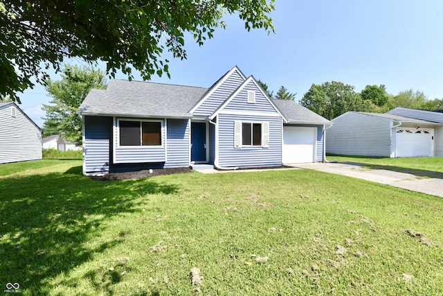 view of front of house featuring a front yard