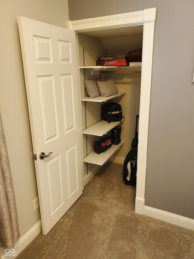 view of closet