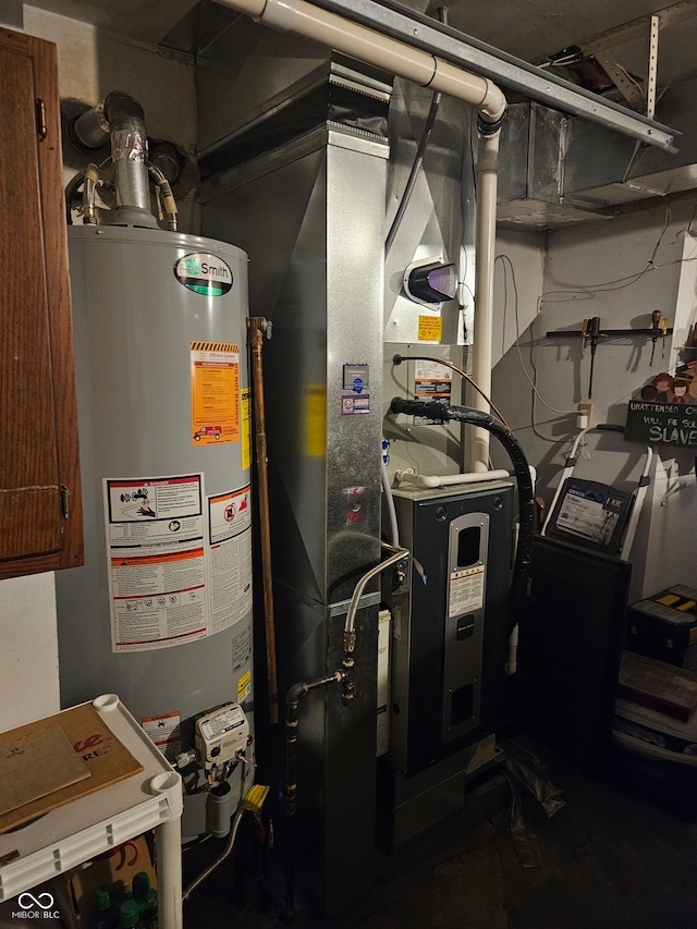 utilities featuring water heater