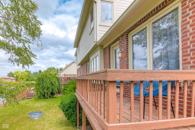 exterior space with a lawn