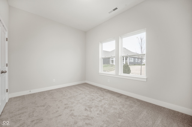 empty room featuring carpet