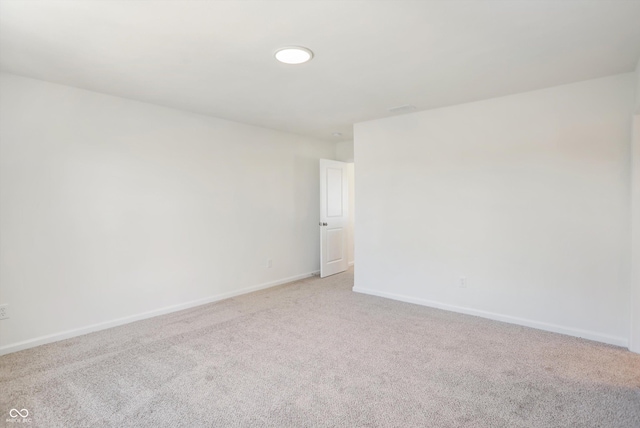 empty room with light carpet