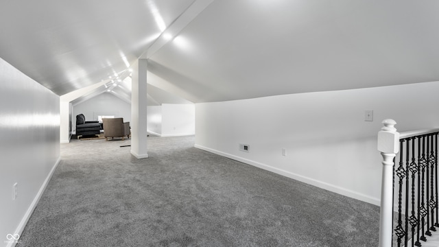 1210 Finley Ave, Indianapolis, IN 46203 - bonus room featuring lofted ceiling, carpet flooring, and baseboards