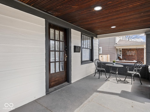 1210 Finley Ave, Indianapolis, IN 46203 - view of patio / terrace featuring covered porch