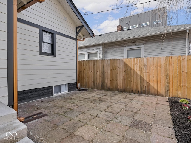 1210 Finley Ave, Indianapolis, IN 46203 - view of patio / terrace featuring fence