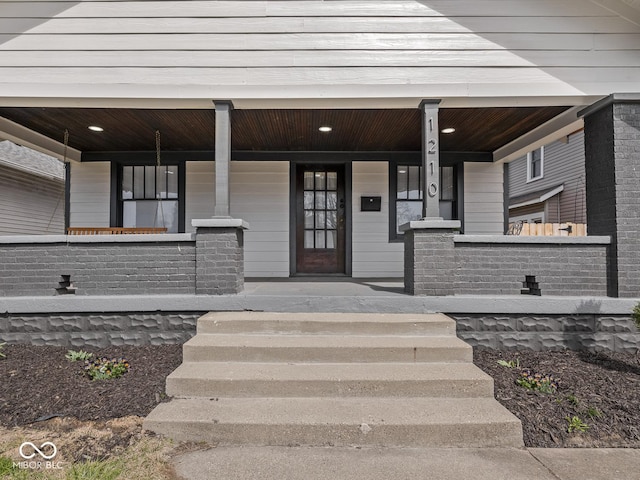 1210 Finley Ave, Indianapolis, IN 46203 - entrance to property with covered porch