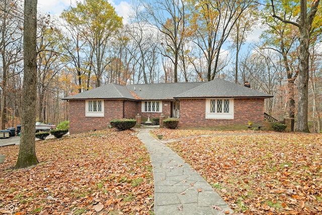 view of ranch-style house