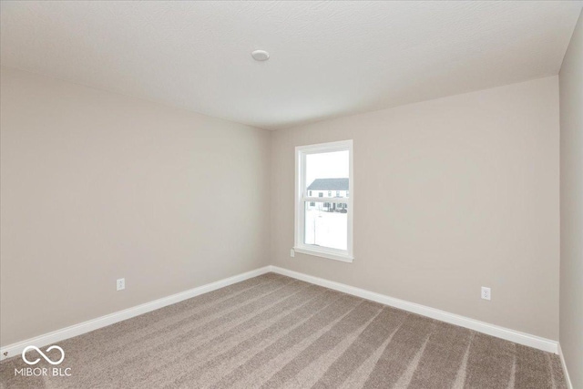 spare room with carpet flooring