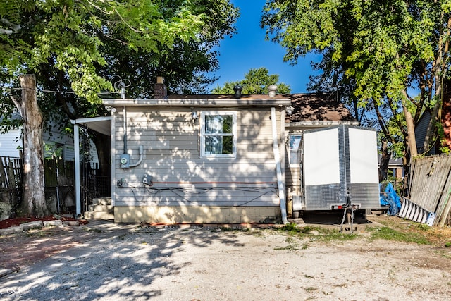 view of front of home