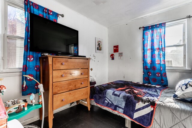 bedroom featuring hardwood / wood-style floors