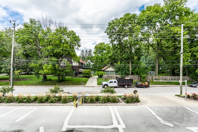 view of vehicle parking