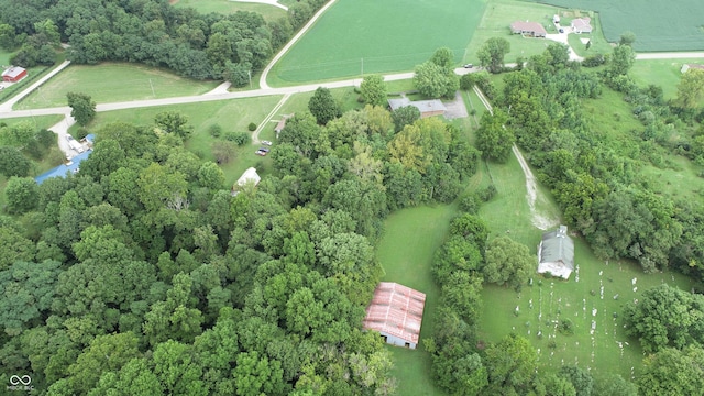 4463 W 700 S, Trafalgar, IN 46181 - bird's eye view featuring a rural view