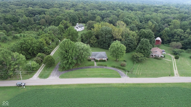 4463 W 700 S, Trafalgar, IN 46181 - aerial view with a view of trees
