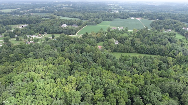 4463 W 700 S, Trafalgar, IN 46181 - drone / aerial view featuring a rural view and a view of trees