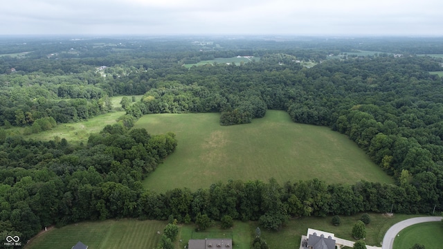 4463 W 700 S, Trafalgar, IN 46181 - aerial view with a wooded view