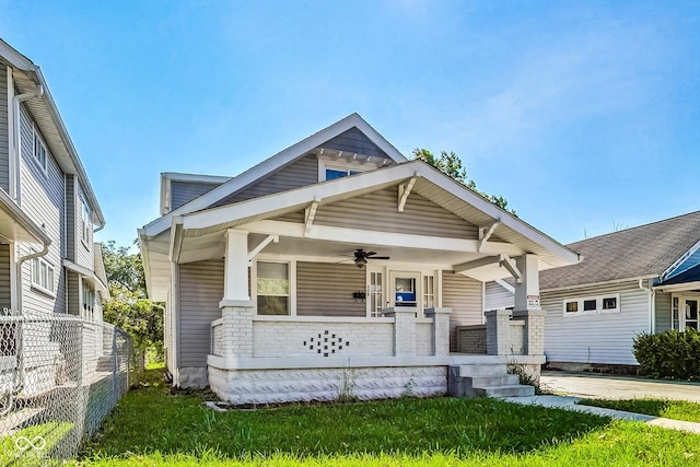 view of front of home featuring a porch