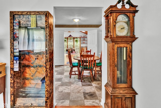 view of dining area