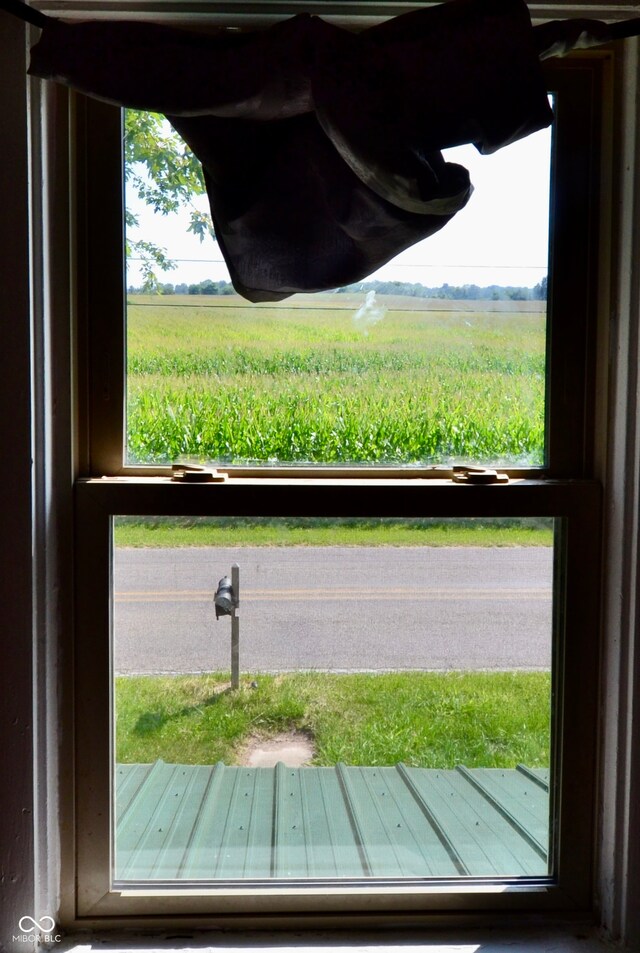 room details with a rural view