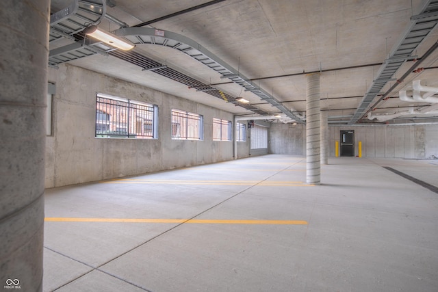 view of parking deck