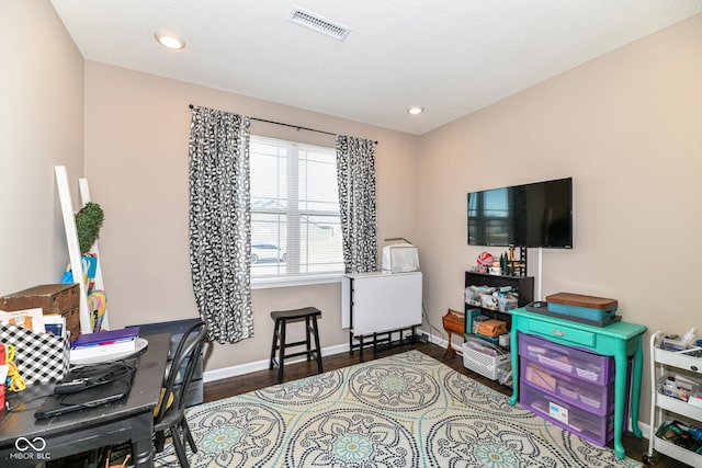 interior space featuring hardwood / wood-style flooring