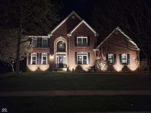14626 Warner Trl, Westfield, IN 46074 - traditional-style house featuring a lawn and brick siding