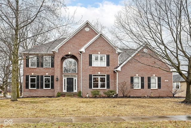 14626 Warner Trl, Westfield, IN 46074 - view of front facade with brick siding and a front yard
