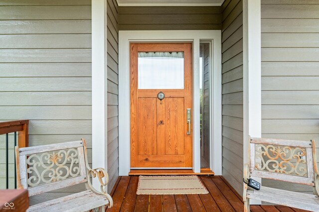 view of entrance to property