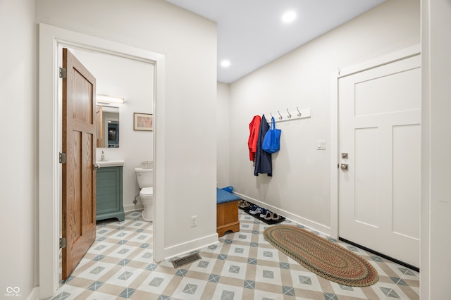 view of mudroom