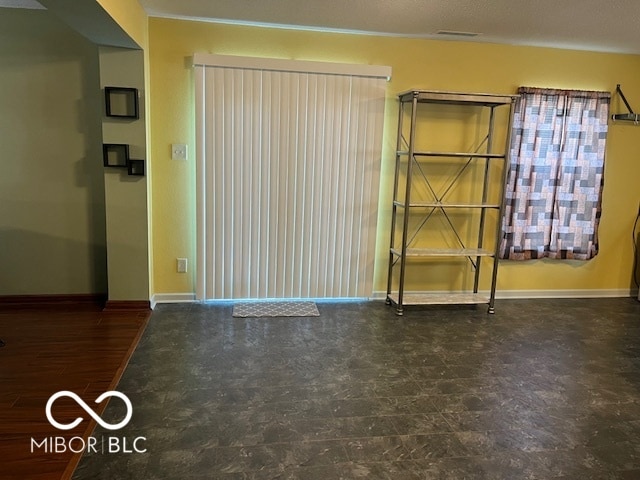 spare room featuring hardwood / wood-style flooring