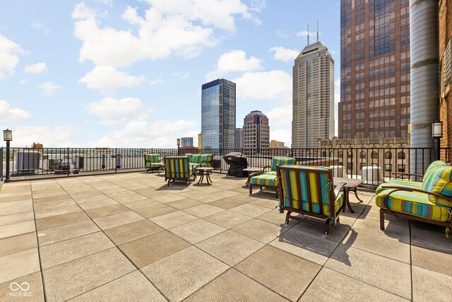 view of patio / terrace featuring an outdoor hangout area