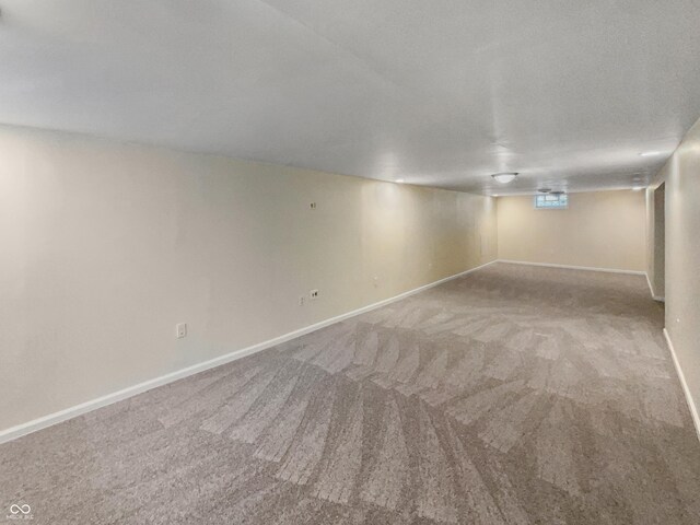 4013 N Graham Ave, Indianapolis, IN 46226 - finished below grade area with carpet flooring and baseboards