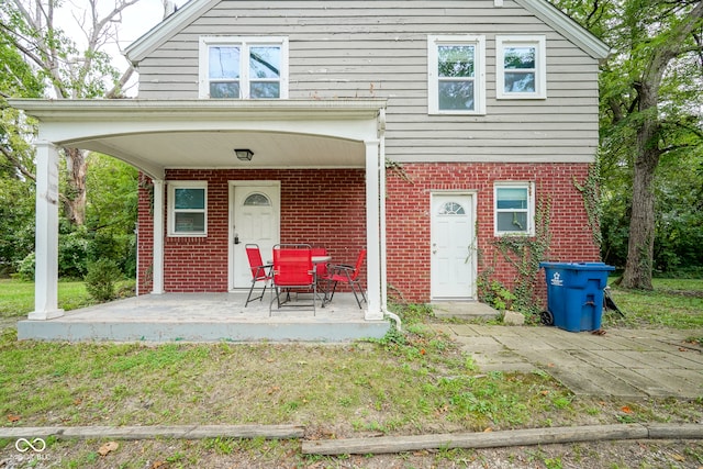 view of rear view of house