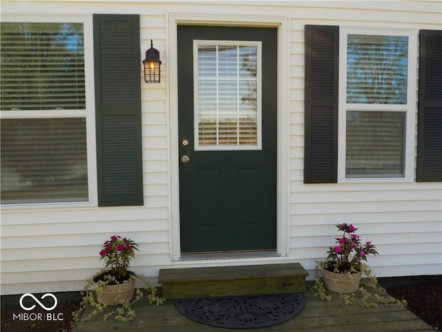 view of entrance to property