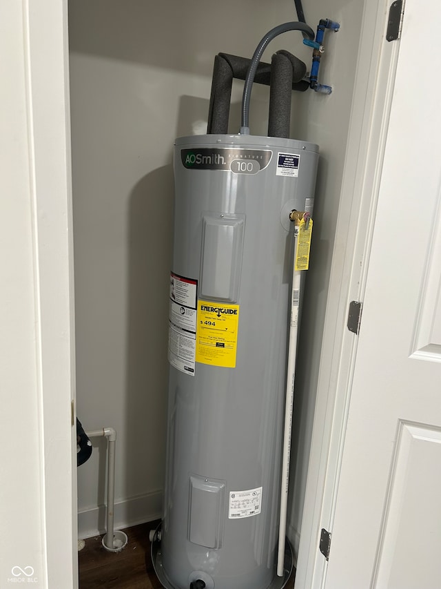 utilities featuring water heater