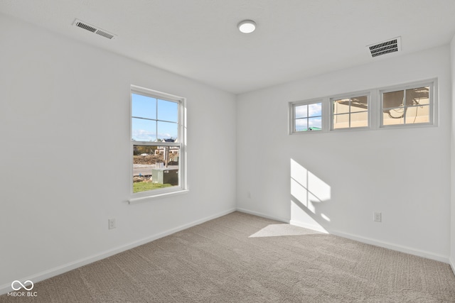 empty room featuring carpet floors