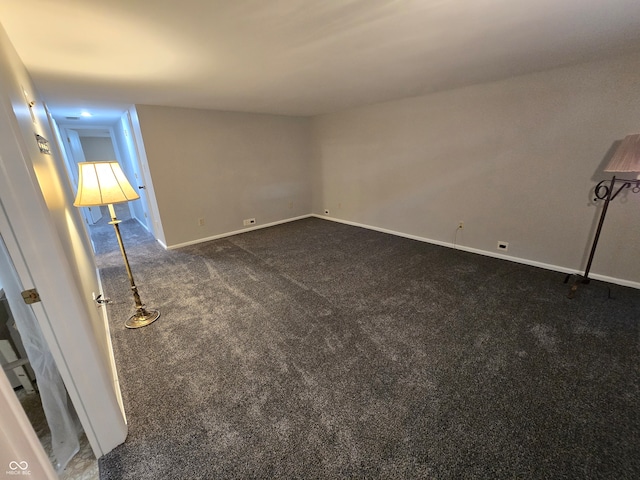 unfurnished room with carpet floors