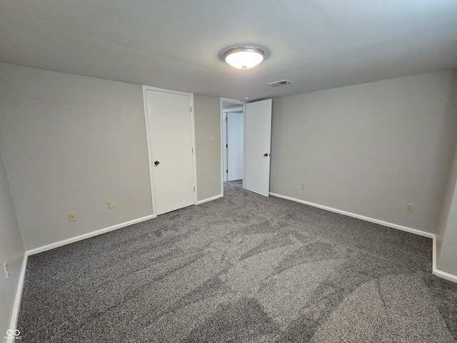 empty room with carpet floors