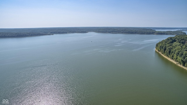 7587 Shady Side Dr, Bloomington, IN 47401 - water view featuring a forest view