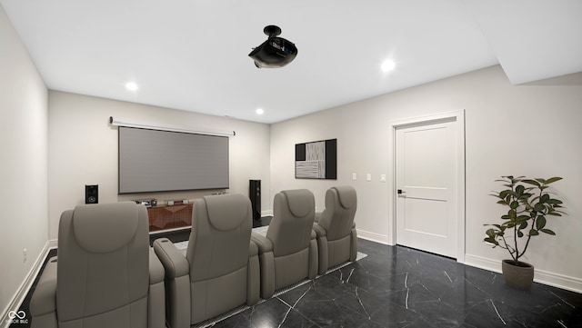 view of home theater room