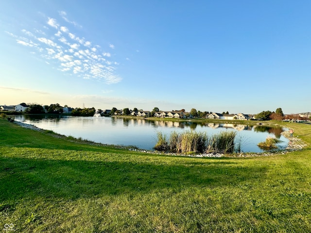 view of water feature