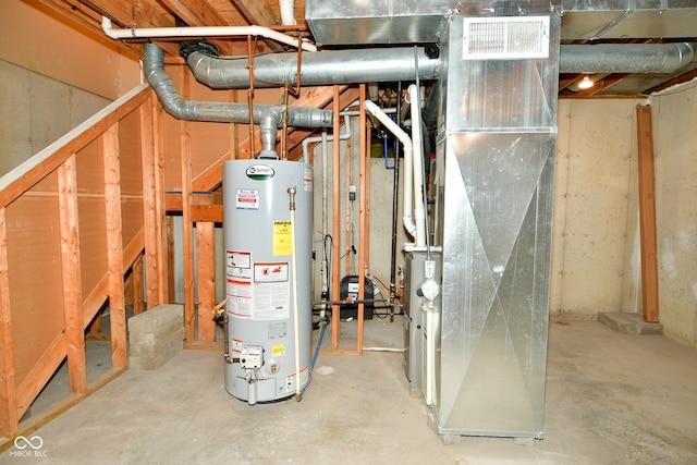 utilities with gas water heater