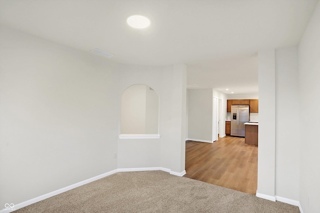 134 Maxim Ct, Cumberland, IN 46229 - unfurnished room featuring baseboards, light carpet, and recessed lighting