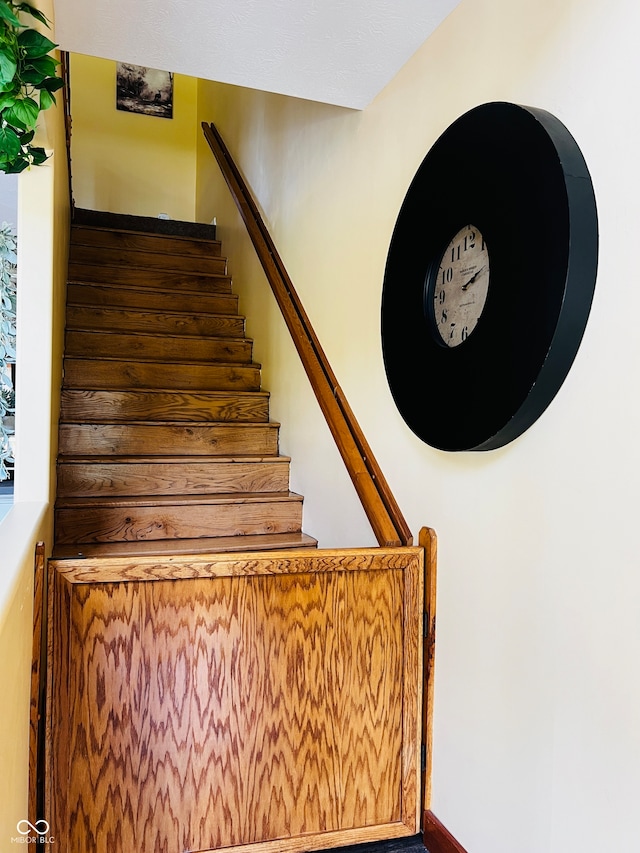 view of staircase