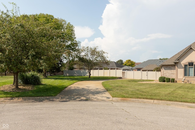 exterior space with fence